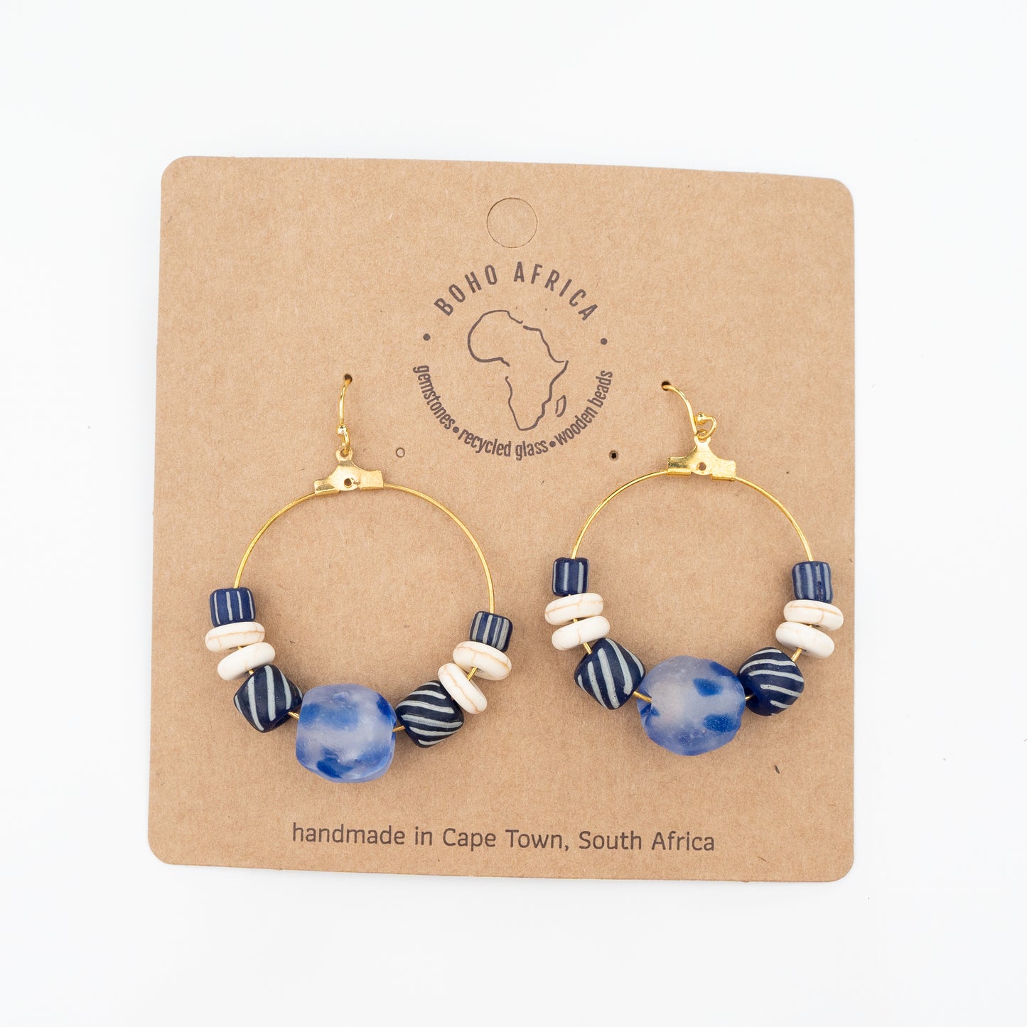 BOHO SEA BLUE HOOP