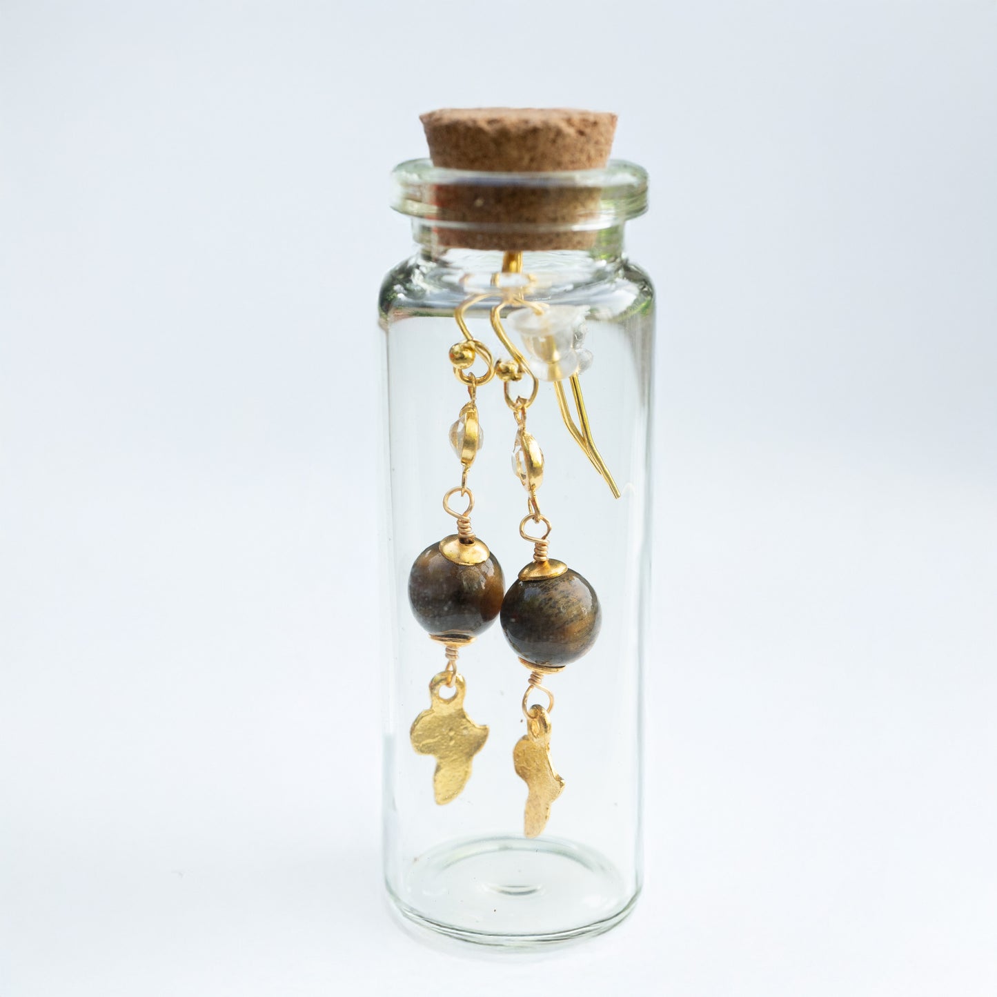 BOTTLED TIGERS EYE CZ AFRICA - GOLD