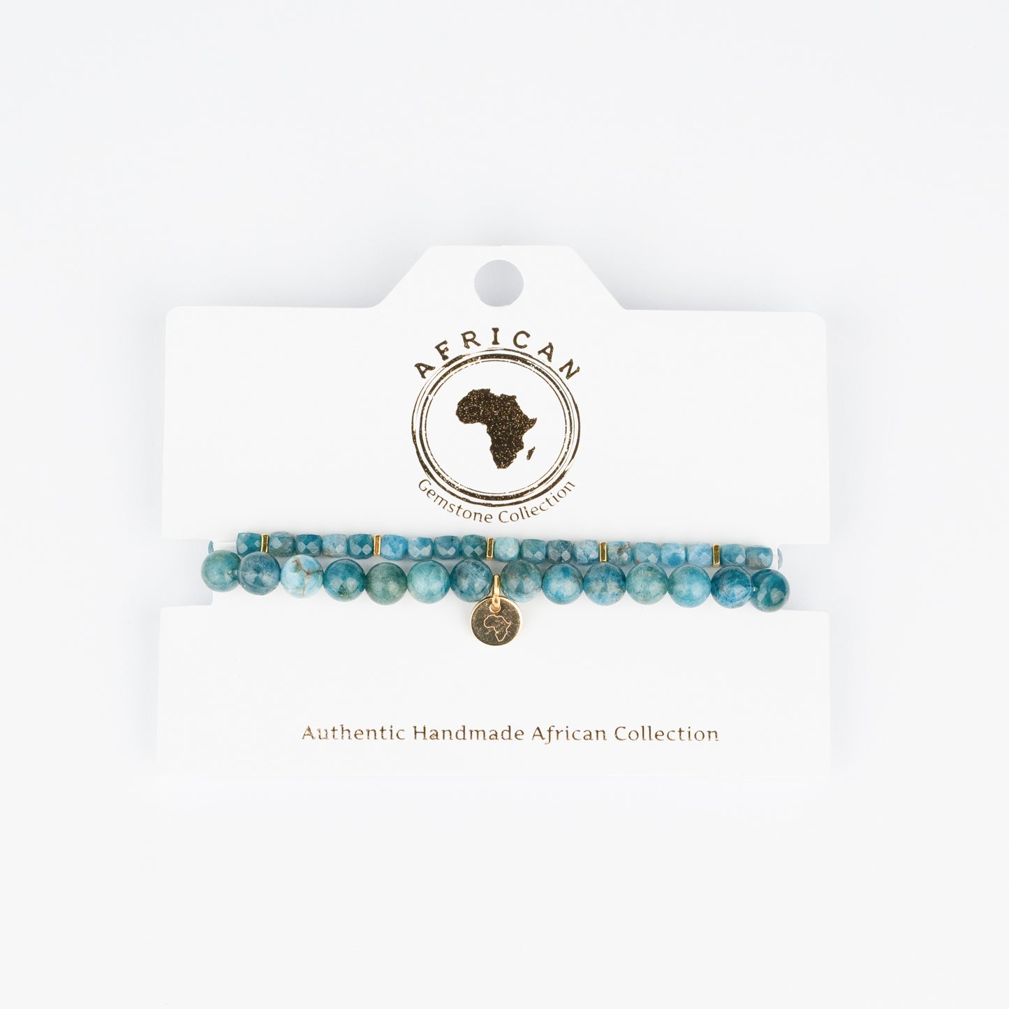 GEMSTONE STRETCH BRACELET - APATITE