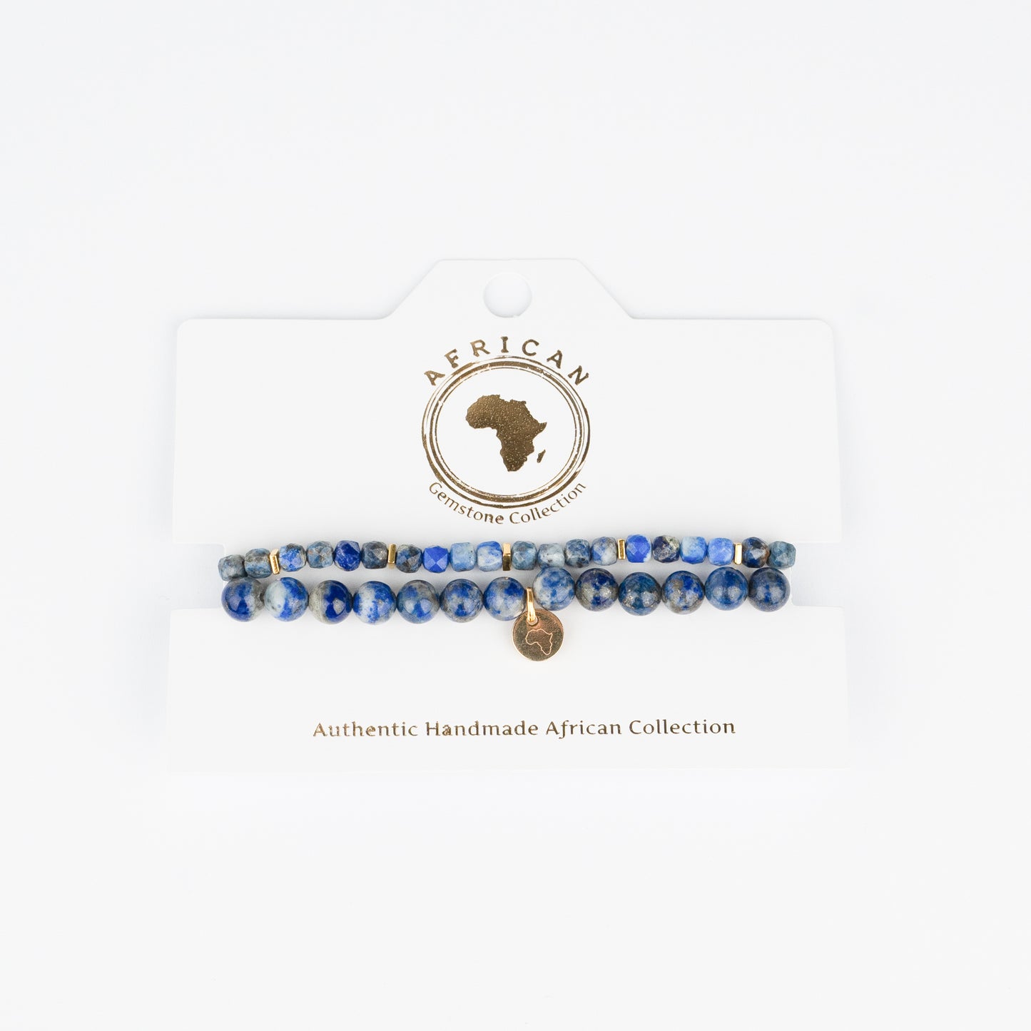 GEMSTONE STRETCH BRACELET - LAPIS LAZULI