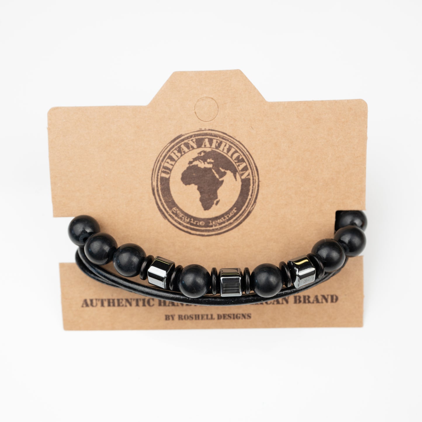 URBAN MATT BLACK PYRITE BRACELET