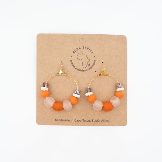 BOHO NATURAL ORANGE HOOP