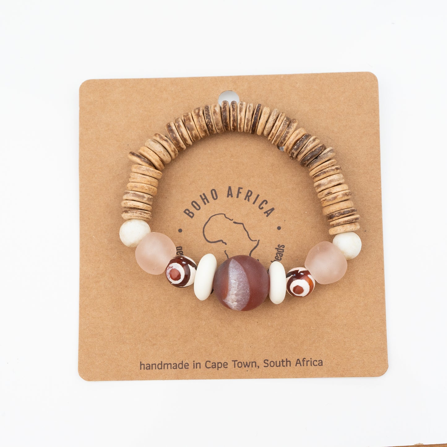 BOHO NATURAL PINK BRACELET