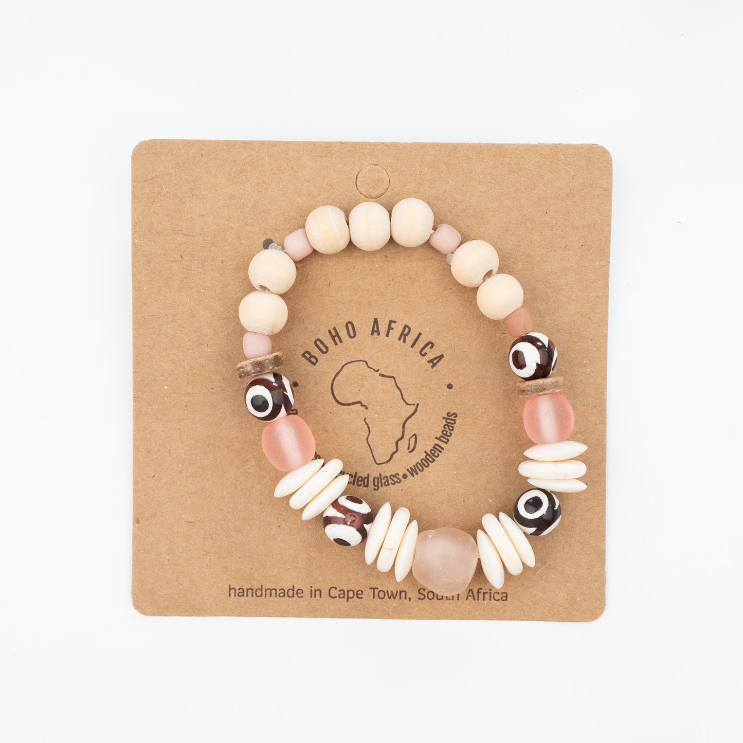 BOHO NATURAL PINK MIX BRACELET