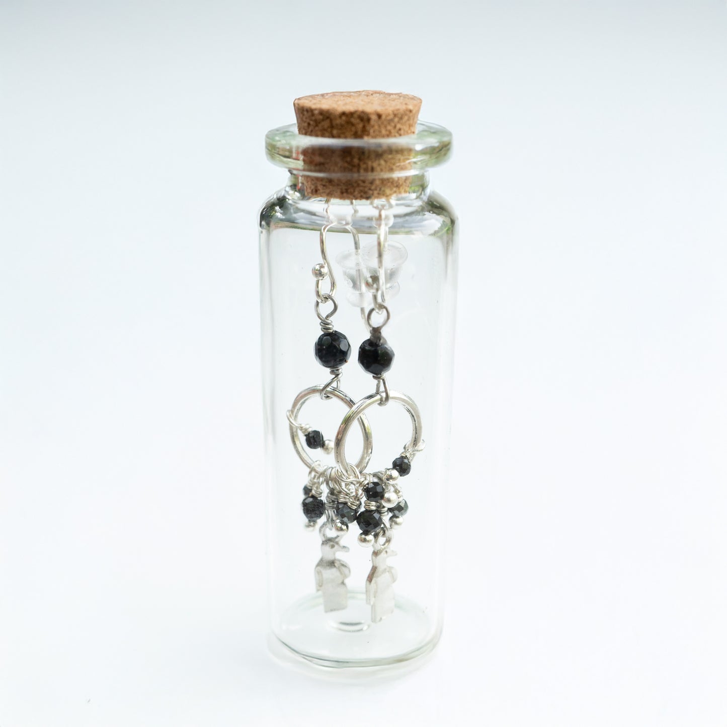 BOTTLED ONYX CLUSTER - SILVER