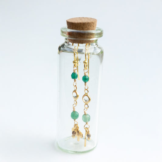 BOTTLED GREEN JADE - GOLD