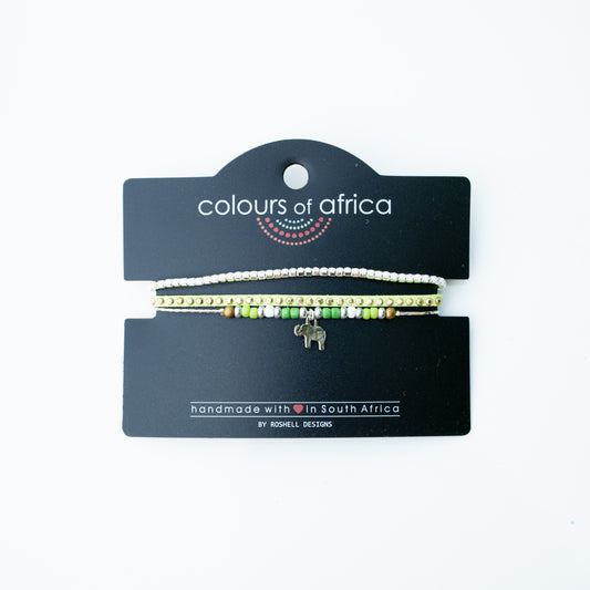 COLOURS CHAIN BRACELET - GREEN