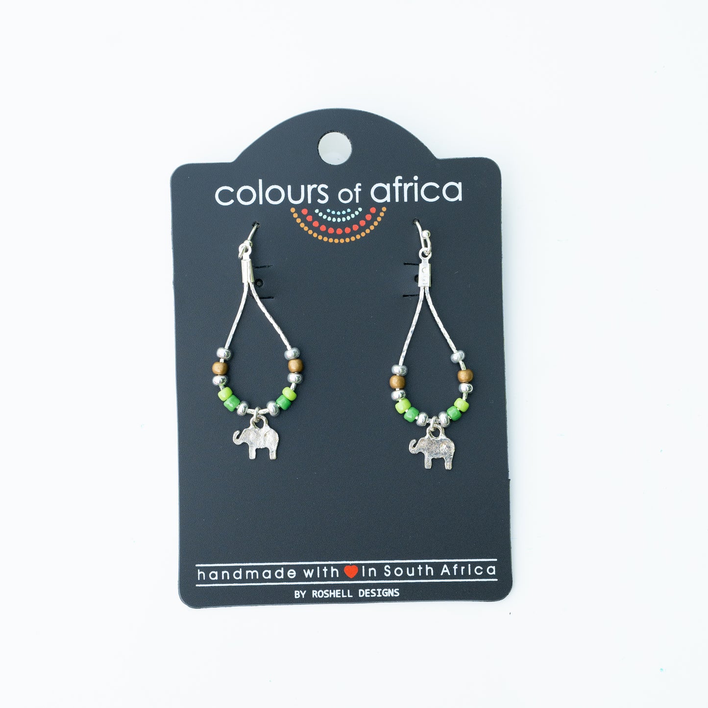 COLOURS SILVER CHAIN EARRINGS - SILVER