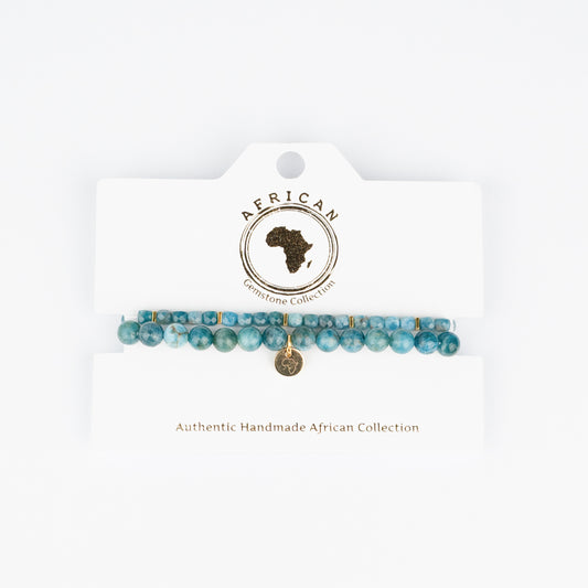 GEMSTONE STRETCH BRACELET - APATITE