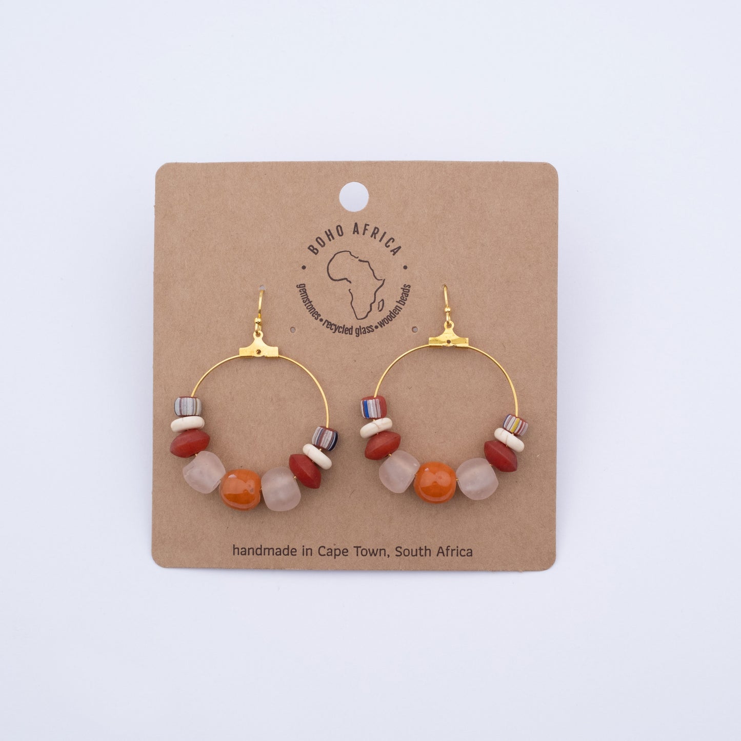 BOHO NATURAL ORANGE HOOP