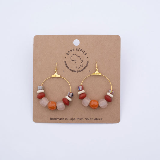 BOHO NATURAL ORANGE HOOP
