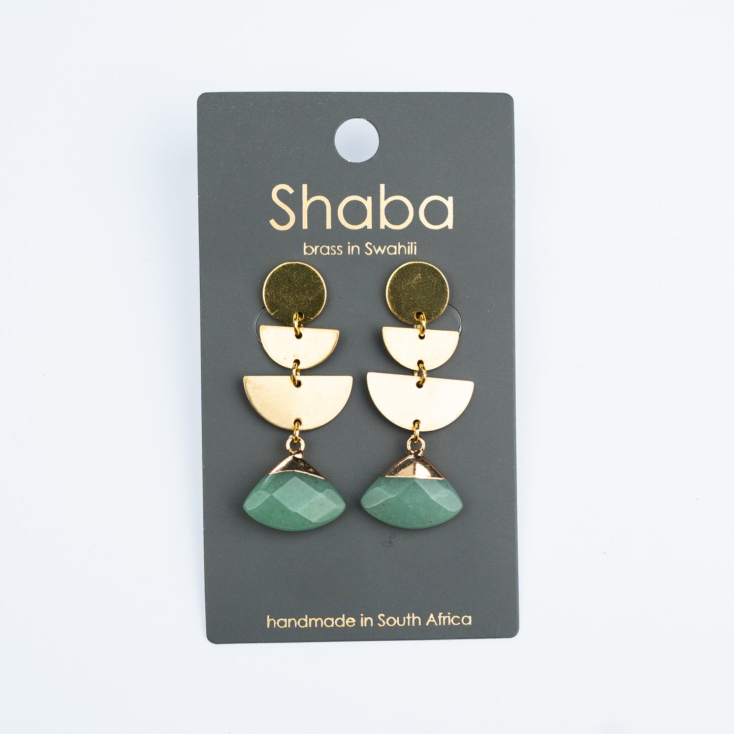 Shaba Amazonite Fan Earring