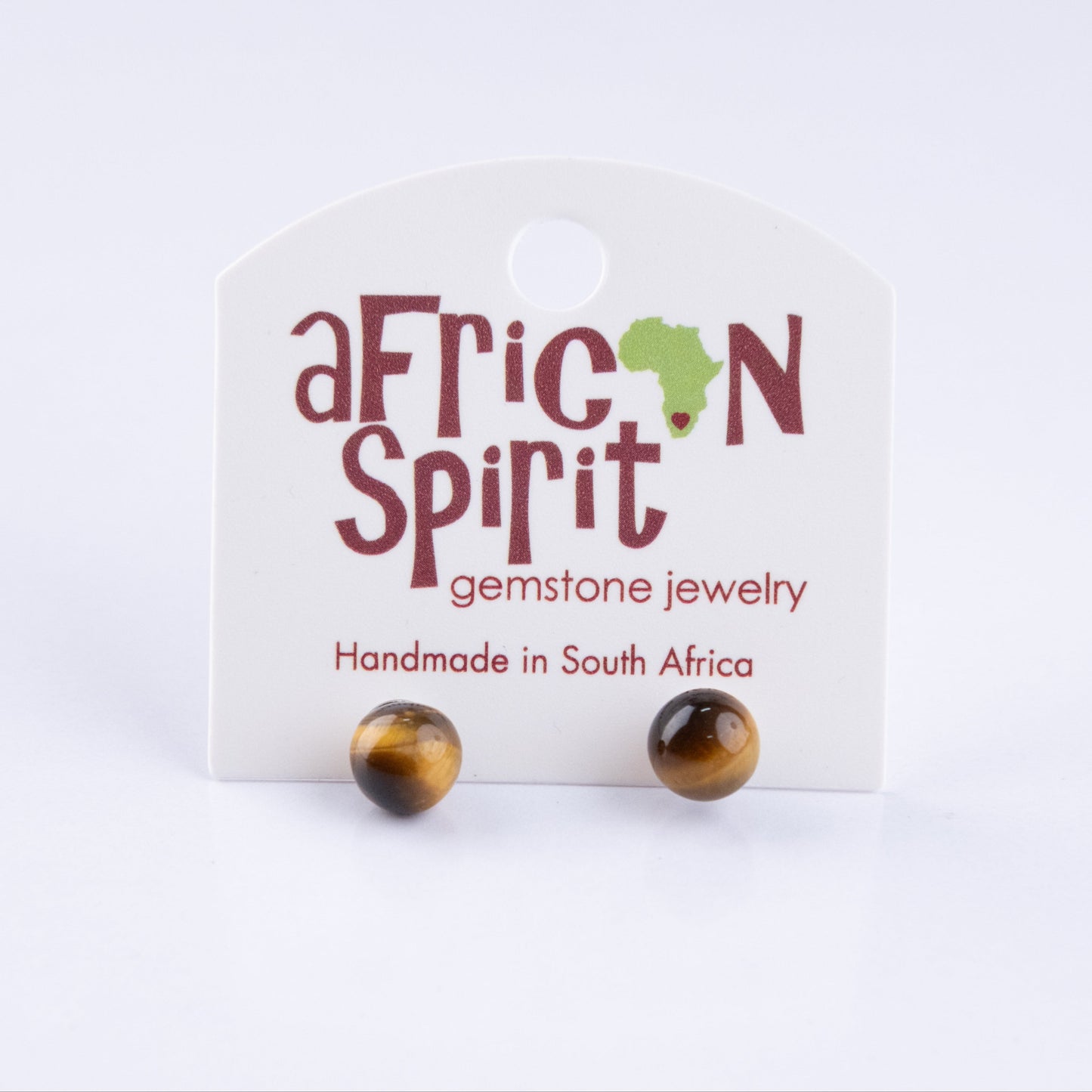 African Spirit Tigers Eye Stud