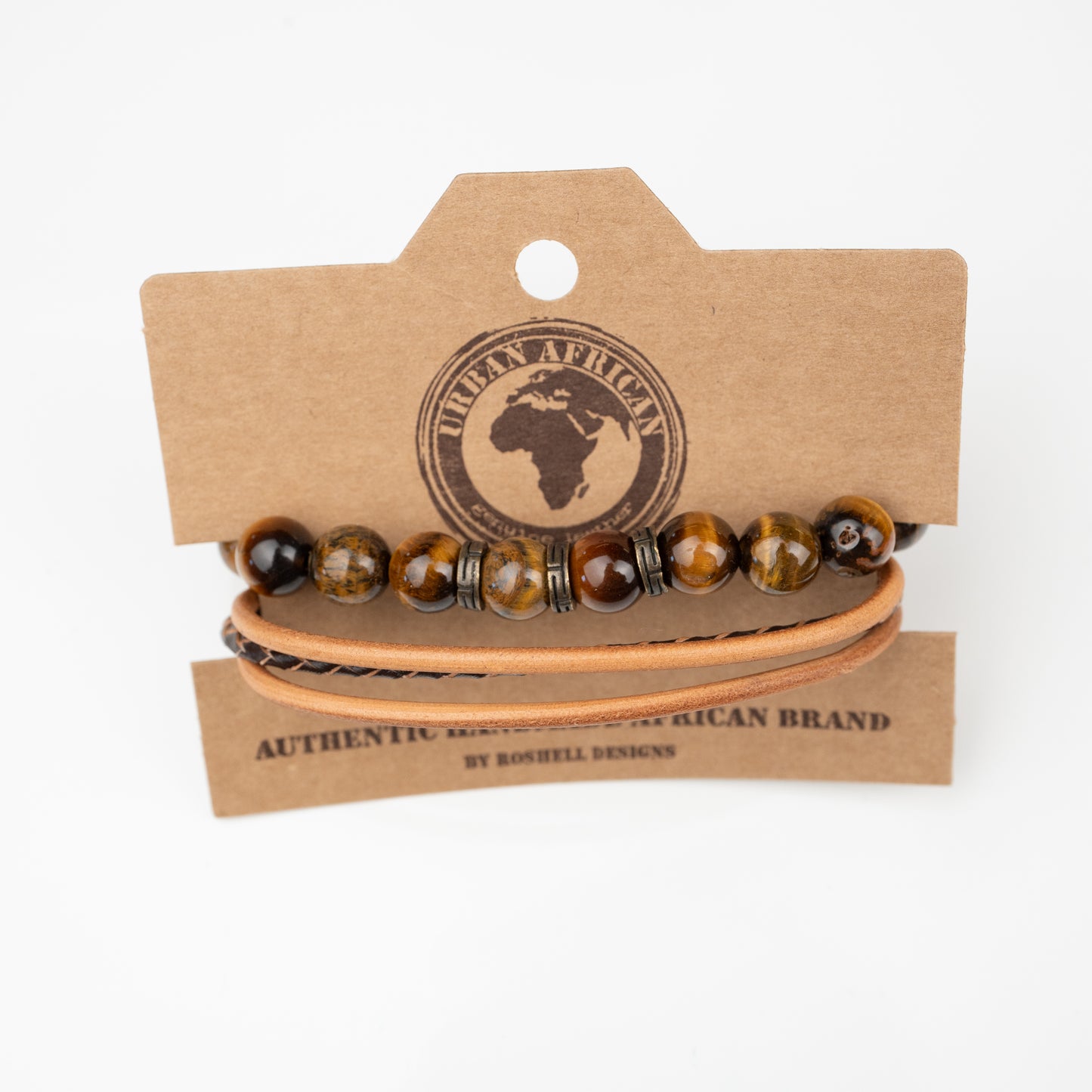 URBAN MIX MATT TIGERS EYE BRACELET