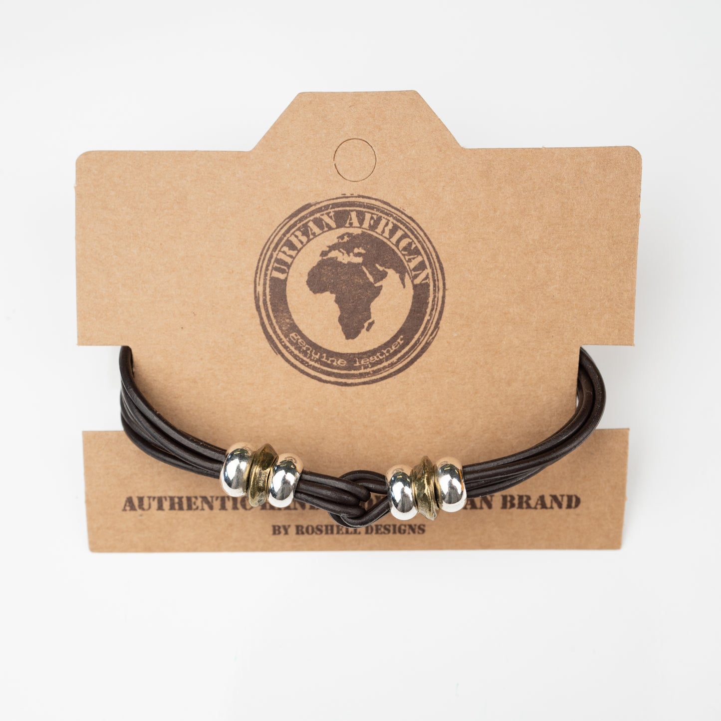 URBAN BROWN MULTI LOOP BRACELET