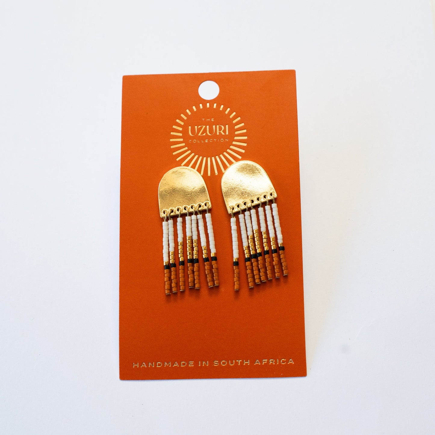 STUD FRINGE - RUST