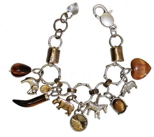 Thanda Tigers Eye Charm Bracelet