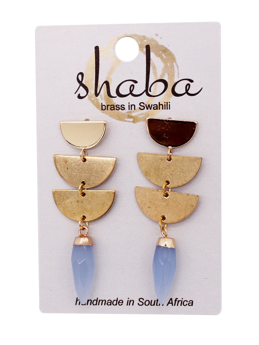 Shaba Blue Lace Drop Earrings
