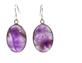 Thanda Amethyst Pendant Earrings